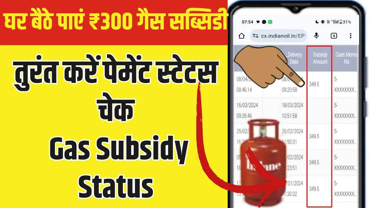 Gas Subsidy Status